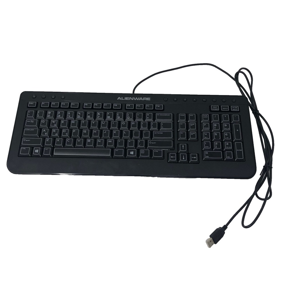 Alienwear Keyboard Black USB Connection Computer Accessories